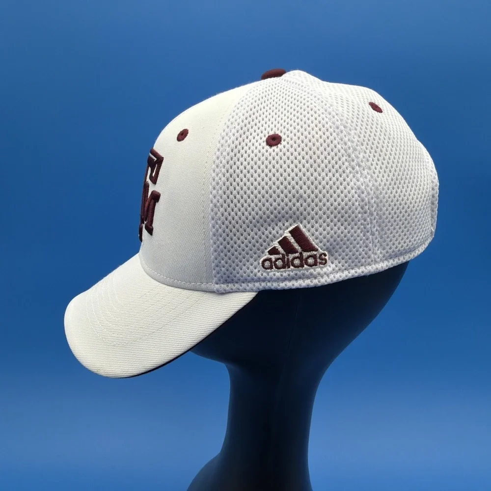 NCAA Texas A&M Aggies Adidas Adjustable White Hat Climate